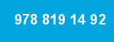 978 819 14 92